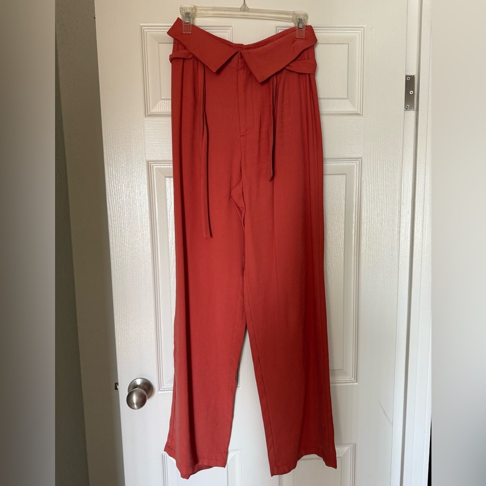Elegant Coral Pants